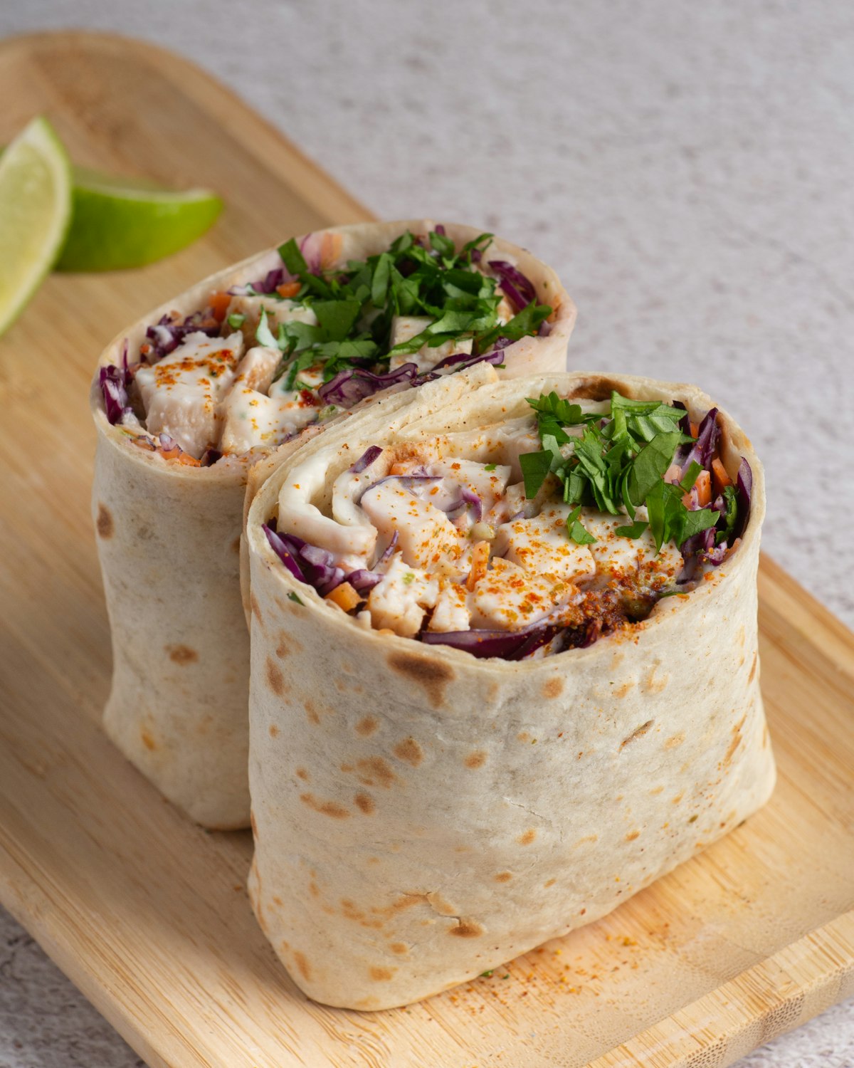Csirkés Caesar wrap